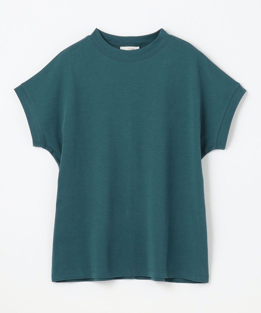 ANY 【UVケア/接触冷感】モックネックフレンチスリーブＴシャツ 