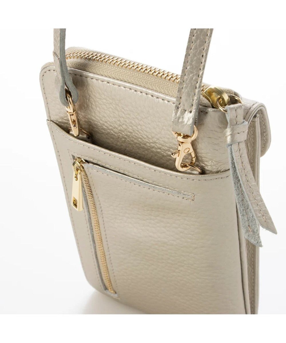 UNBILLION ペルケ perche / 牛革シュリンクタイプモバイルウォレットショルダー　旧8660 