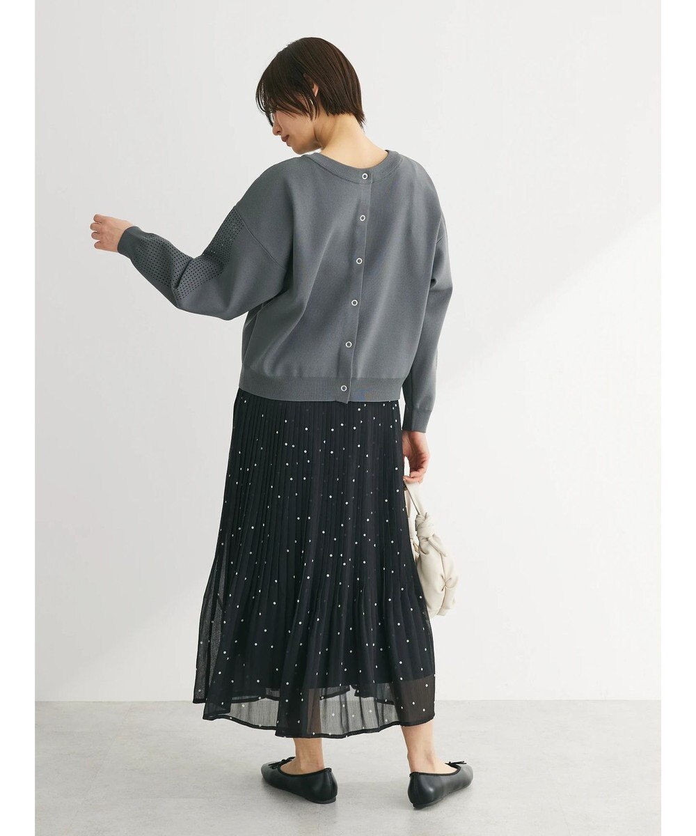 Green Parks シフォンプリーツスカート 