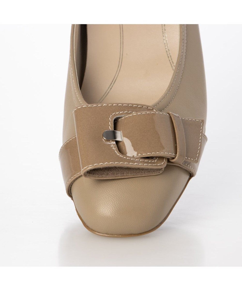 Riz raffinee <Riz raffinee>【3E】バックルモチーフパンプス 