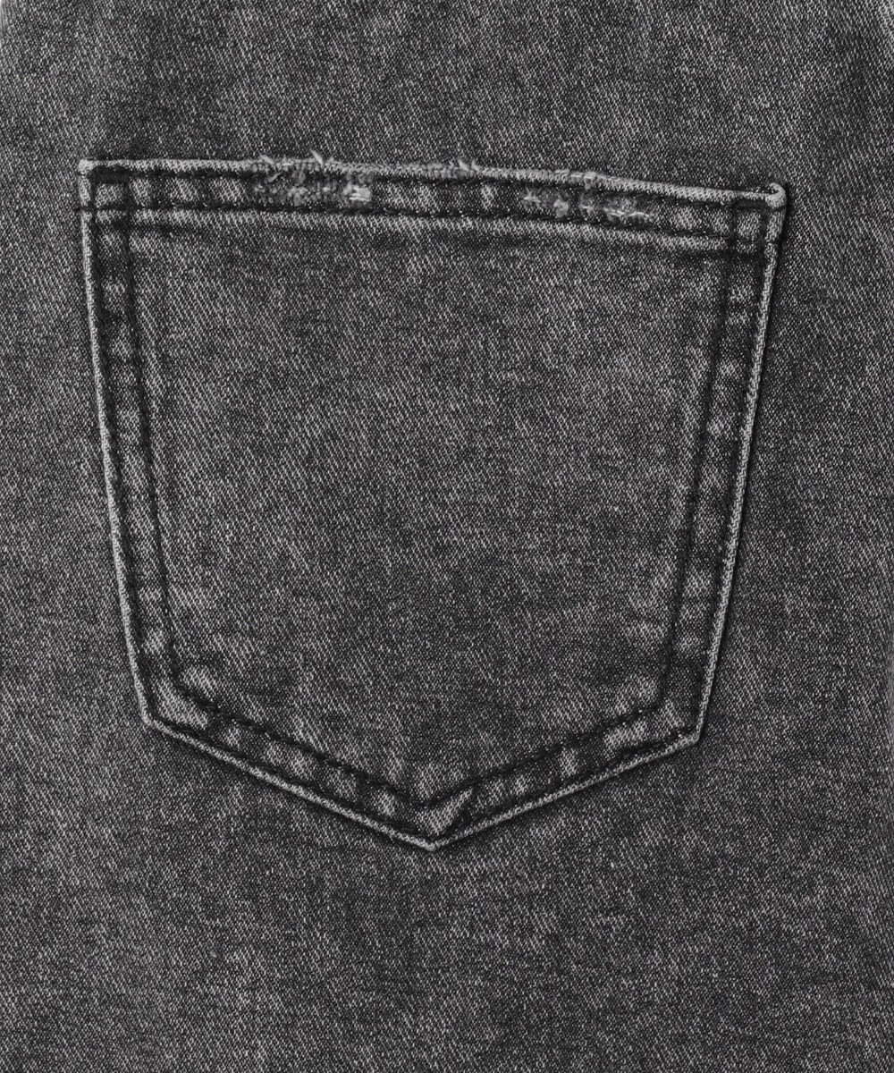 WEGO 【新色追加/美脚/XSSMLサイズ展開】ストレートデニムパンツ 