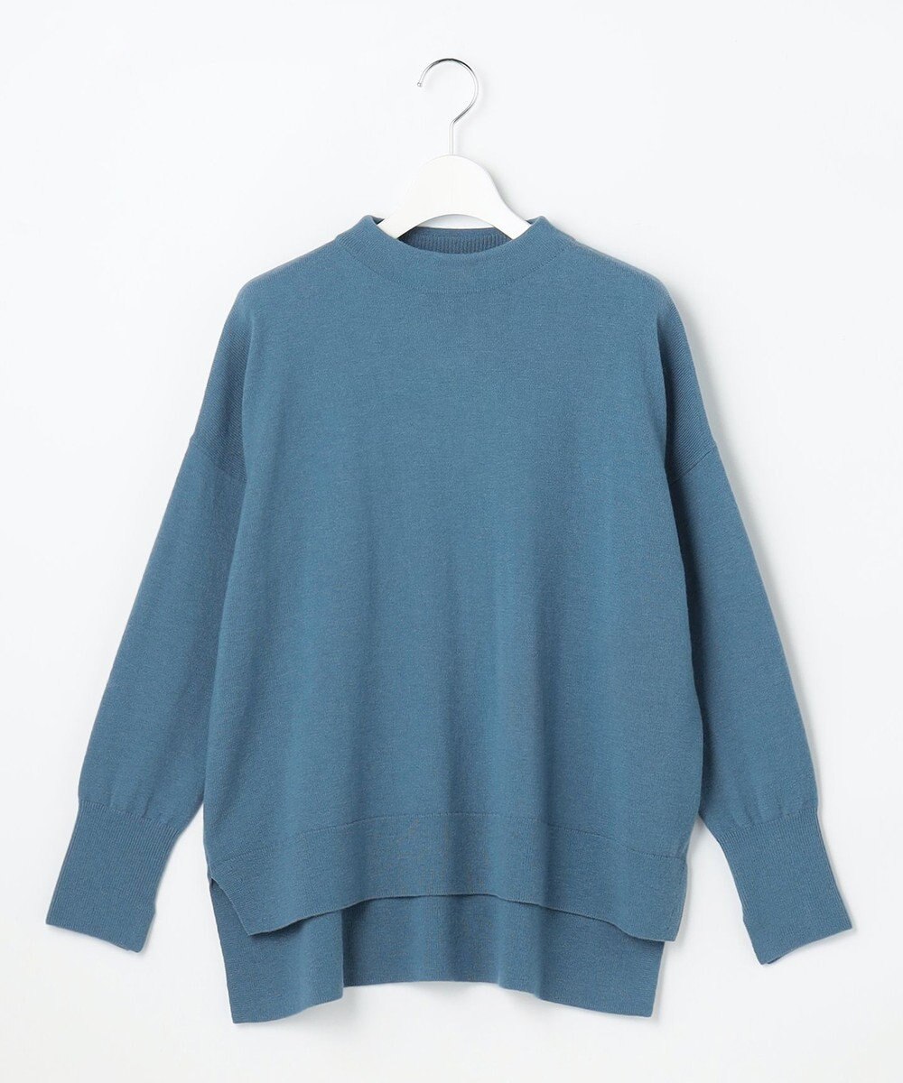 自由区 S 【SHIHOさん着用】ウールハイゲージモックネック ニット 