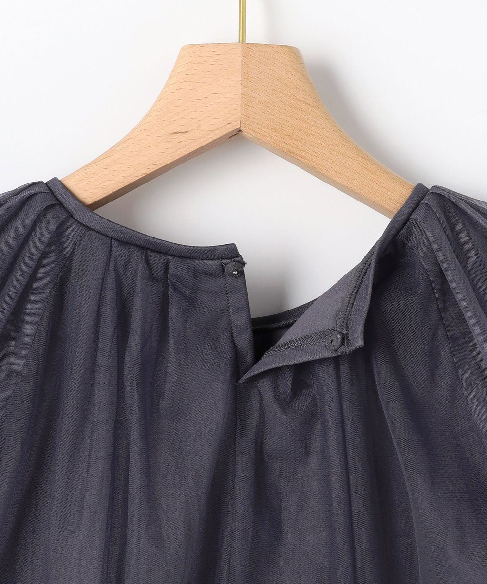 組曲 【先行予約】コットンポンチ チュールレイヤード カットソー 