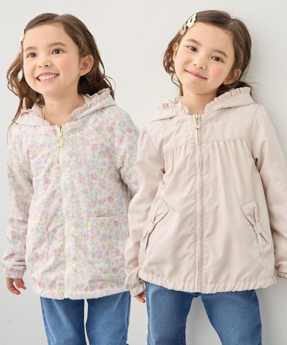ANY KIDS 【フード取り外し/洗濯機可能】撥水加工リバーシブルゾン 