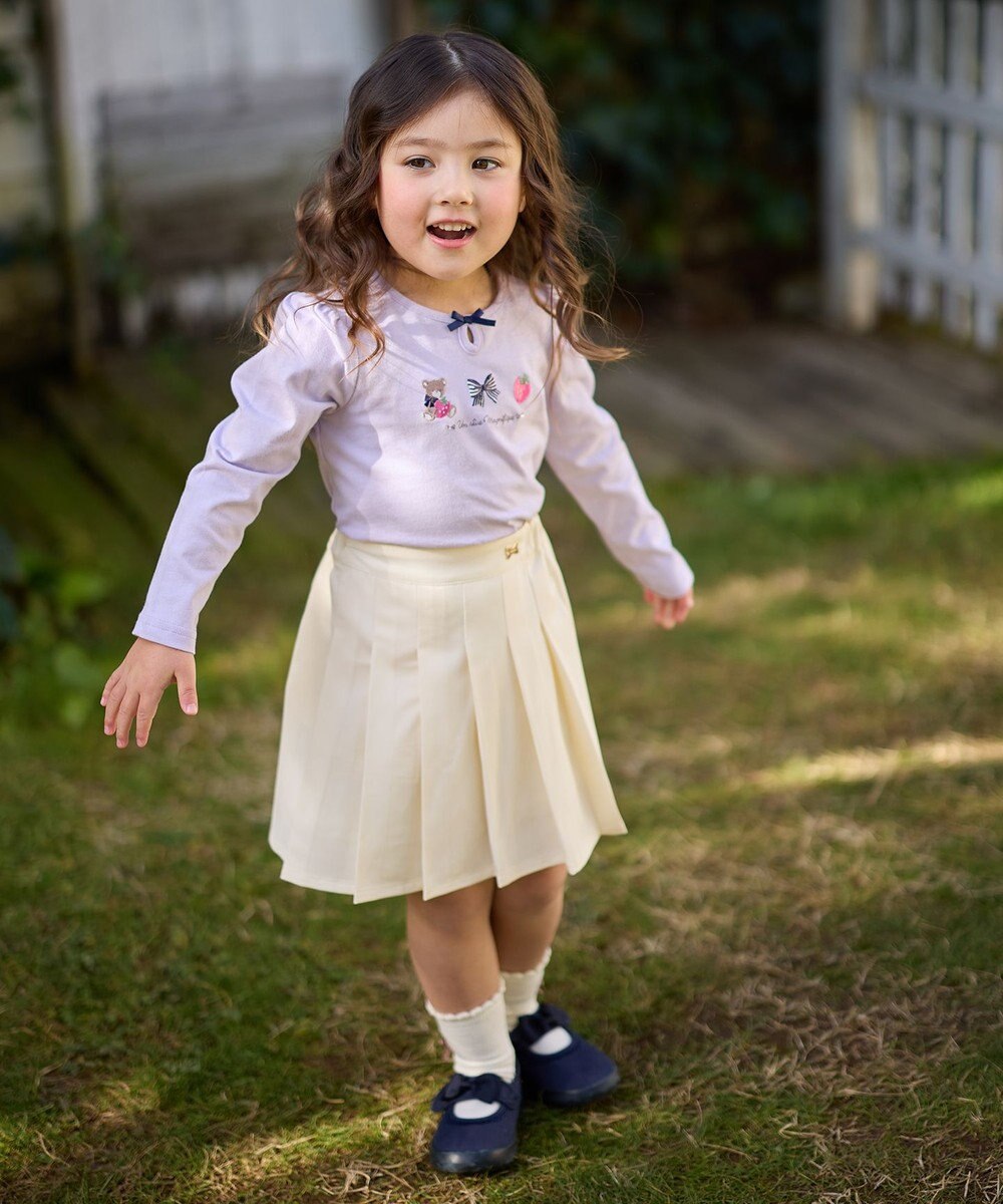 ANY KIDS プリーツ スカパン 