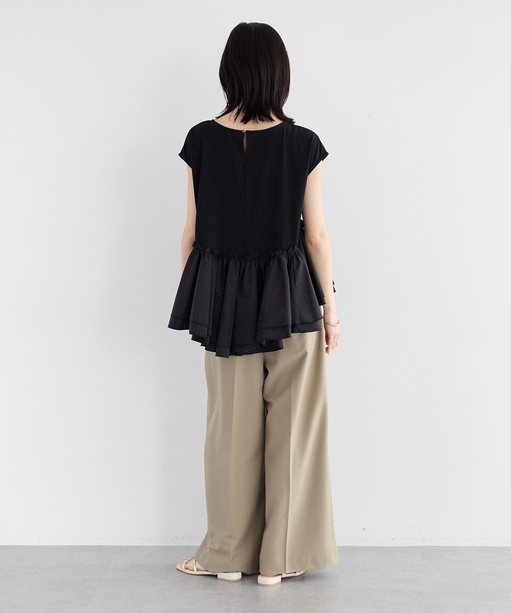 YECCA VECCA アシメペプラムカットソー 