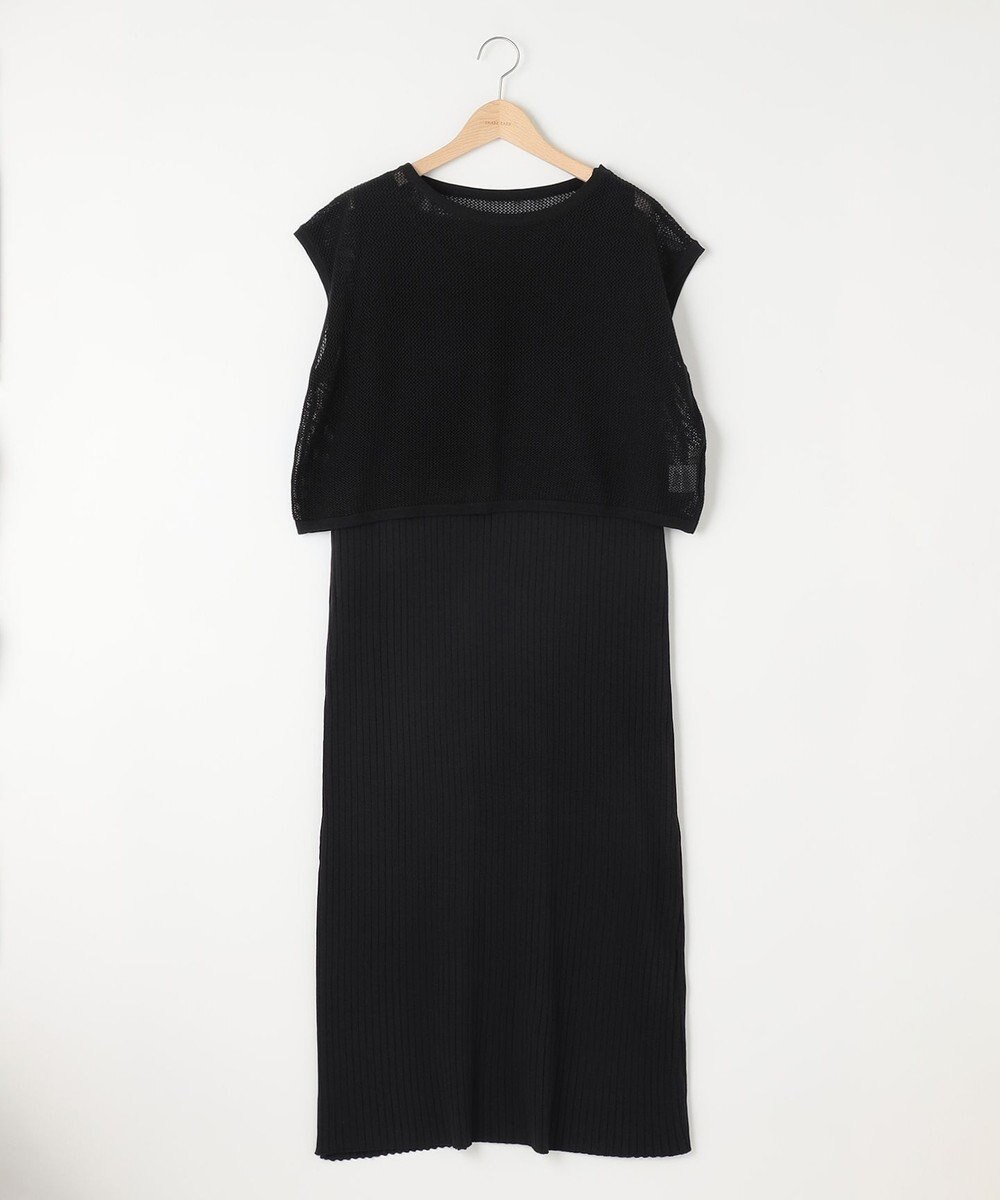 SHARE PARK LADIES 【セットアイテム】レーヨンナイロンニットワンピース 