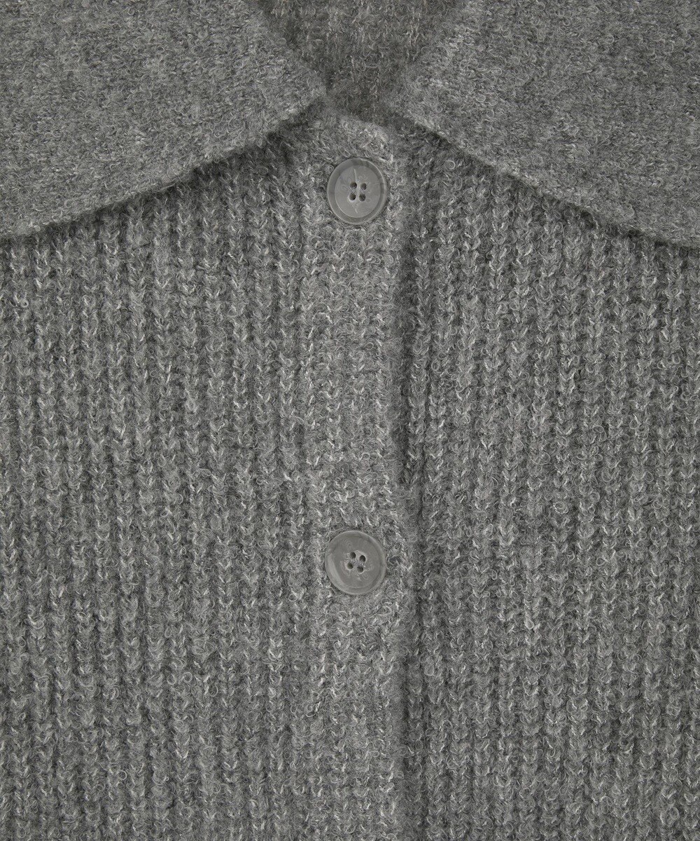 earth music&ecology 襟付きニットアウター 