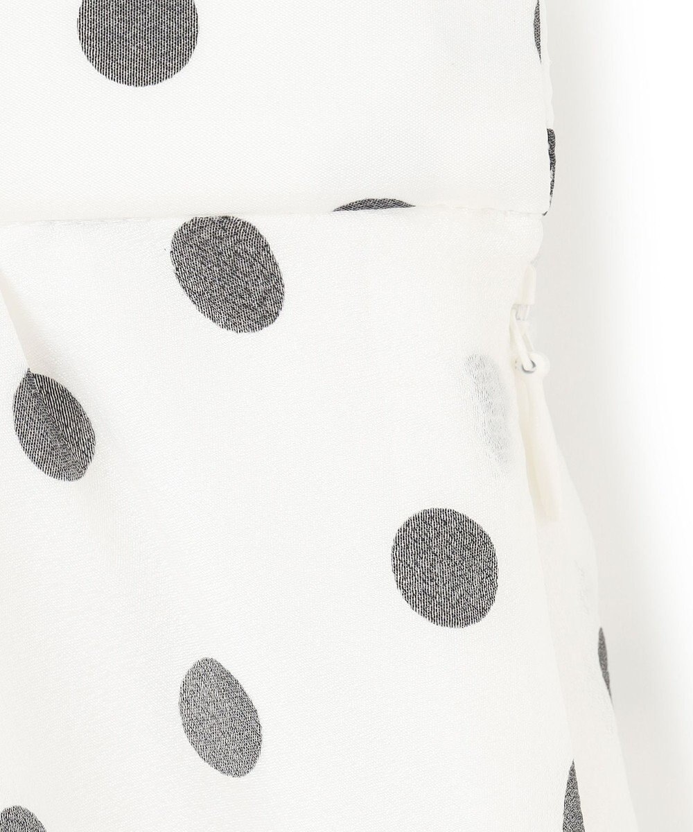 GRACE CONTINENTAL シアードットプリントスカート 