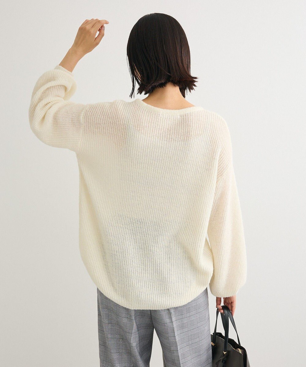 Green Parks シアーゆったりニットプルオーバー 