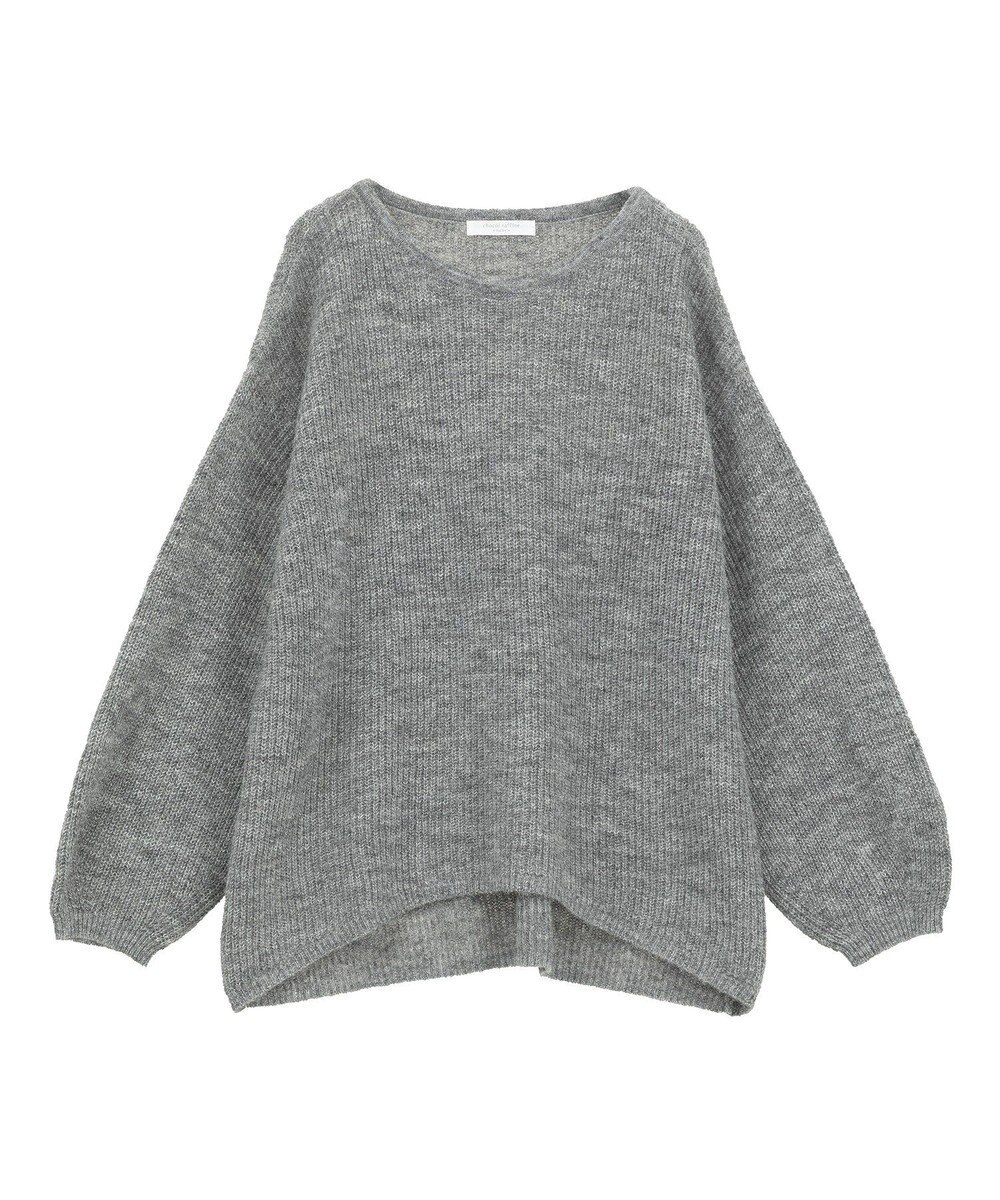 Green Parks シアーゆったりニットプルオーバー 