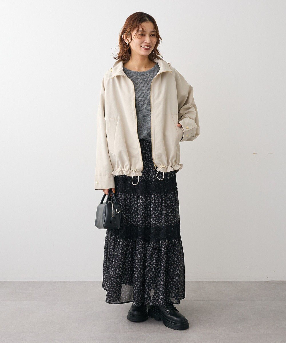 Green Parks シアーゆったりニットプルオーバー 