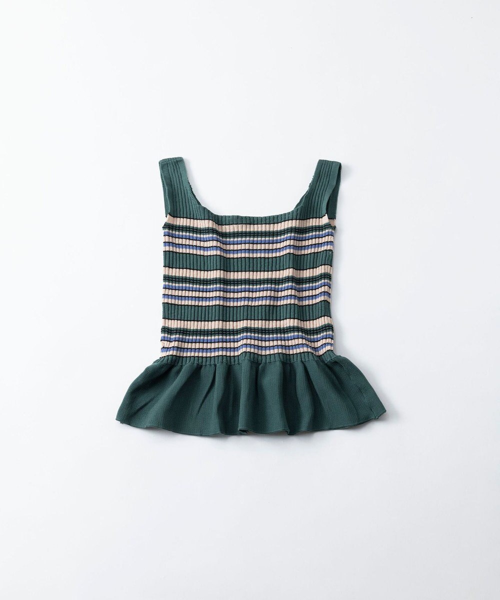 TRICOTE ボーダーニット タンクトップ 