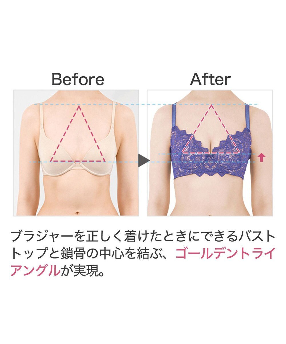 BRADELIS New York 【BRADELIS New York / 育乳補整ブラ・STEP1 集める】ウェンディバックスムーズステップ1ブラ23A2 脇高設計で背中スッキリ 