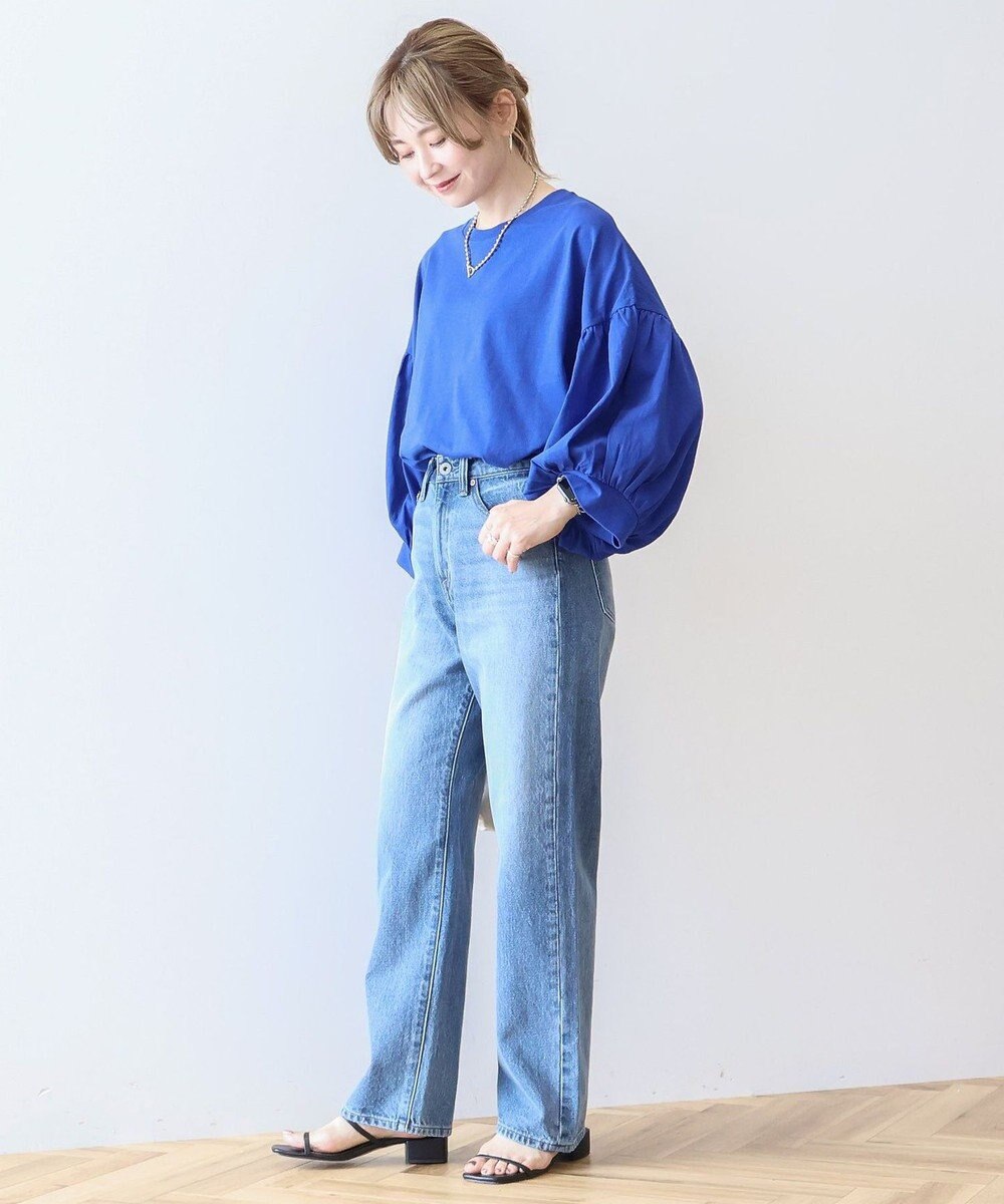 AMERICAN HOLIC ドルマンギャザースリーブカットプルオーバー 