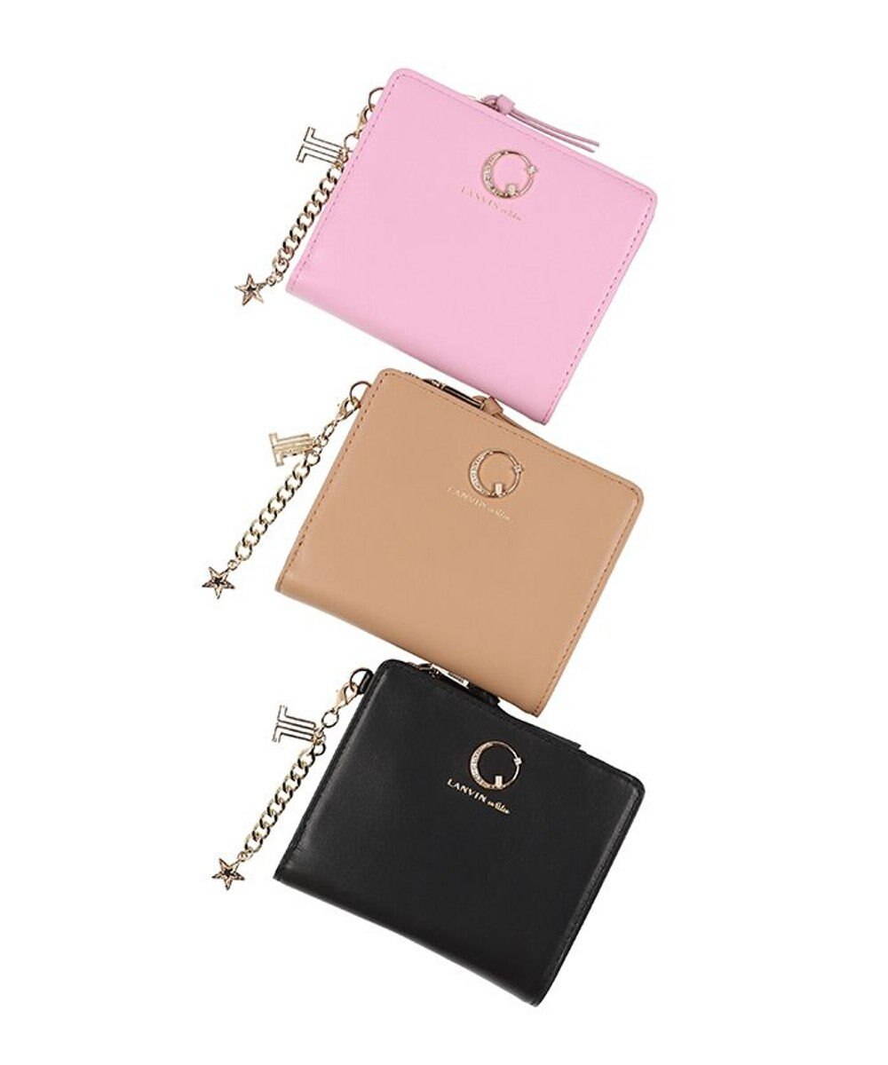 LANVIN en Bleu ルナ Lファスナー二つ折り財布 