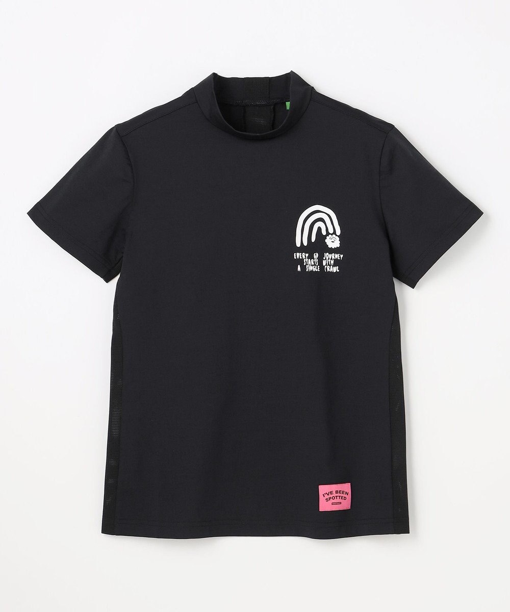 PW CIRCULUS 【WOMEN】メッシュコンビ モックネックT ゴルフウェア レディース 