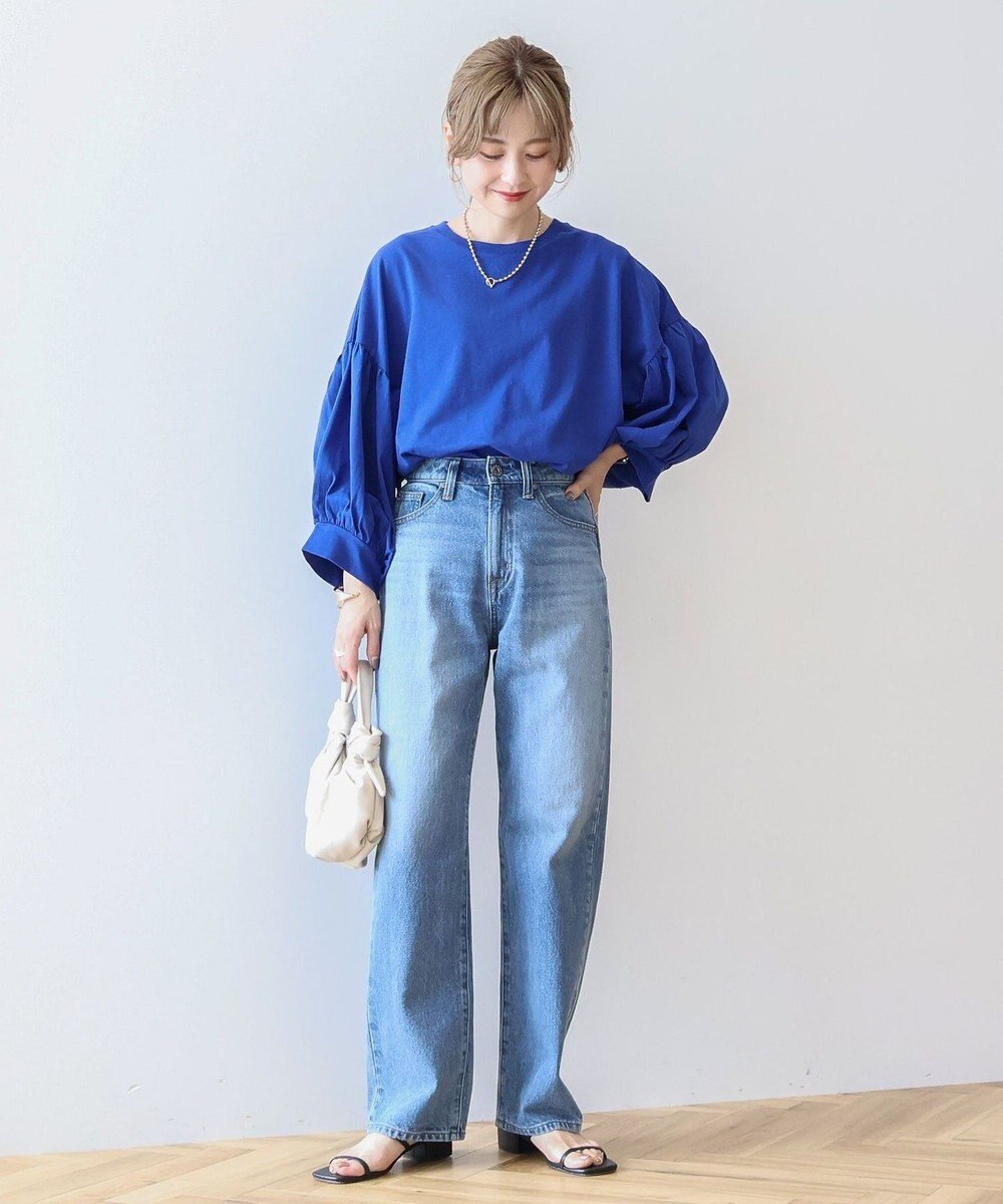 AMERICAN HOLIC ドルマンギャザースリーブカットプルオーバー 