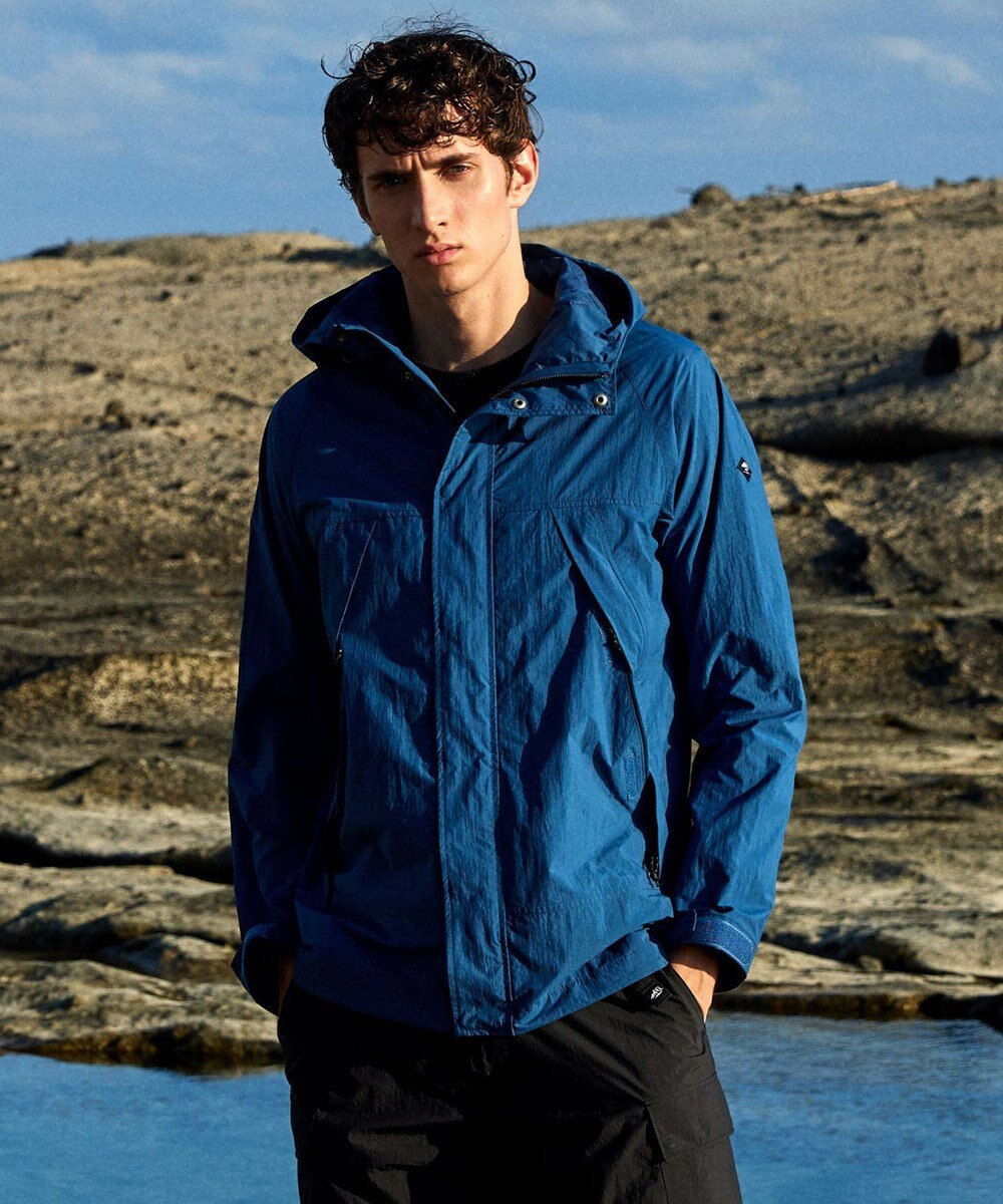 JOSEPH ABBOUD MOUNTAIN 【CREA掲載・ECO撥水/軽量/抗菌性/ライナードッキング対応】タスランワッシャー マウンテン パーカー 