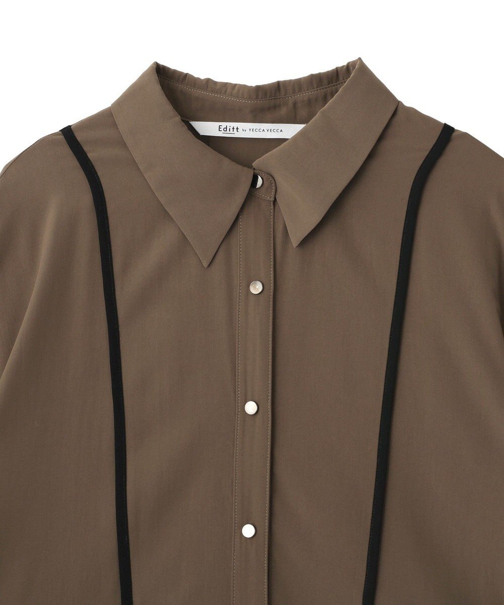 YECCA VECCA ストリングデザインシャツ 