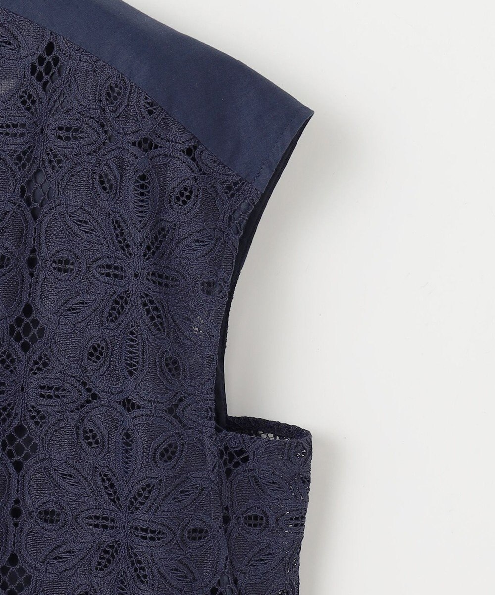 自由区 S 【洗える】フラワータイルレース ワンピース 