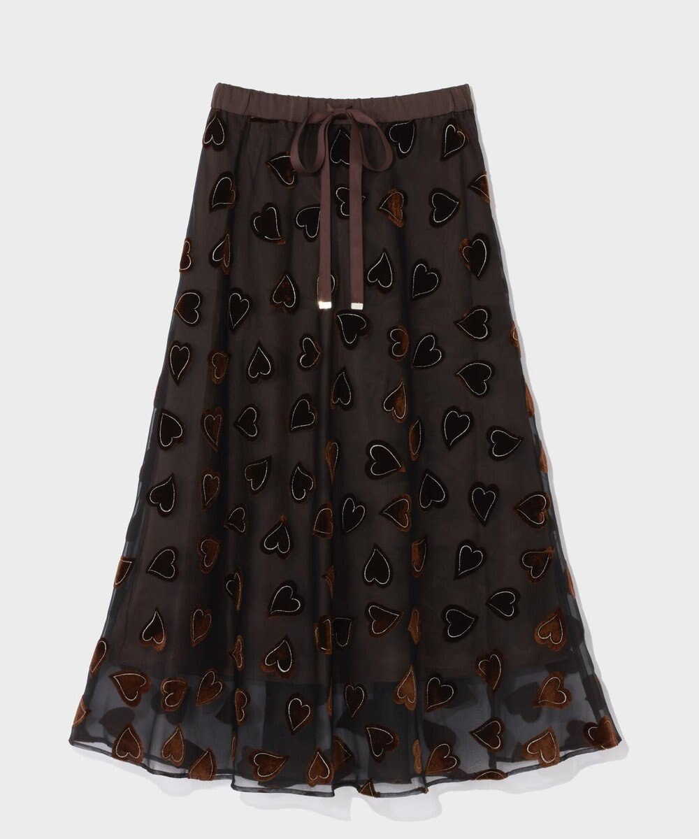 GRACE CONTINENTAL ハートオパールスカート 