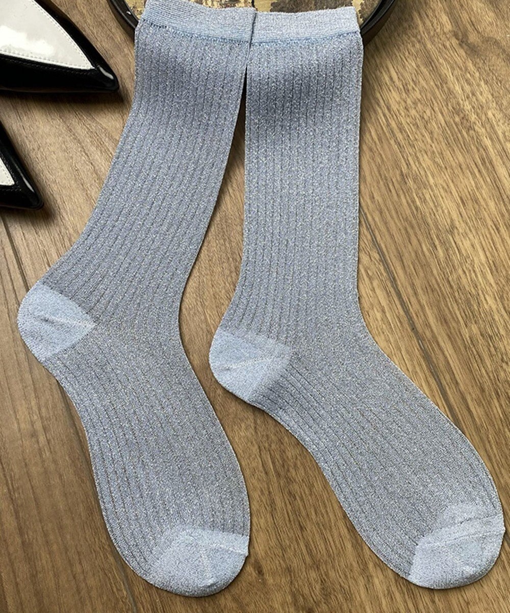 WEGO ラメシアーリブソックス 