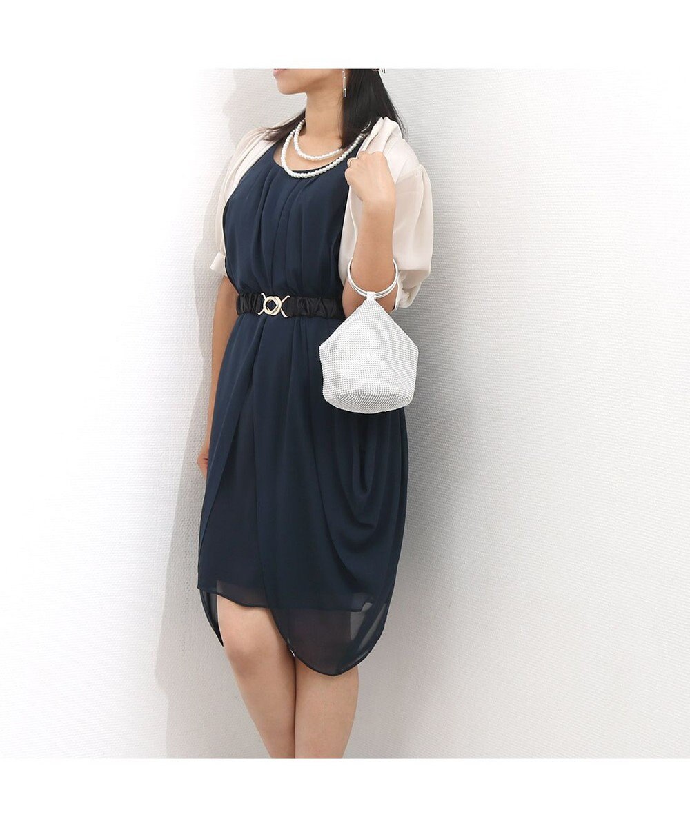 UNBILLION カシュカシュ cachecache / リングハンドル巾着パーティバッグ 