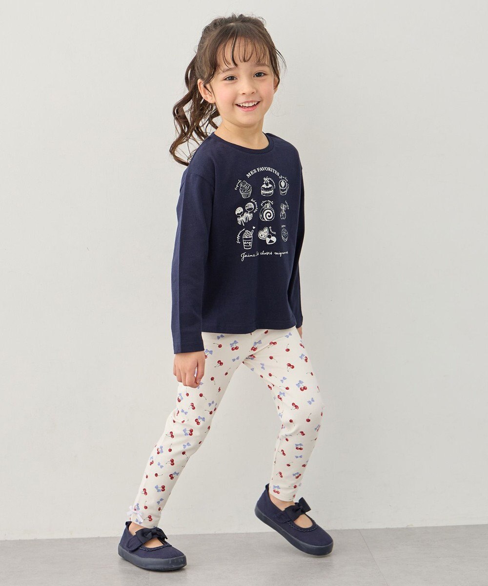 ANY KIDS 【一部店舗/WEB限定】【綿100%】プリント 長袖Tシャツ 