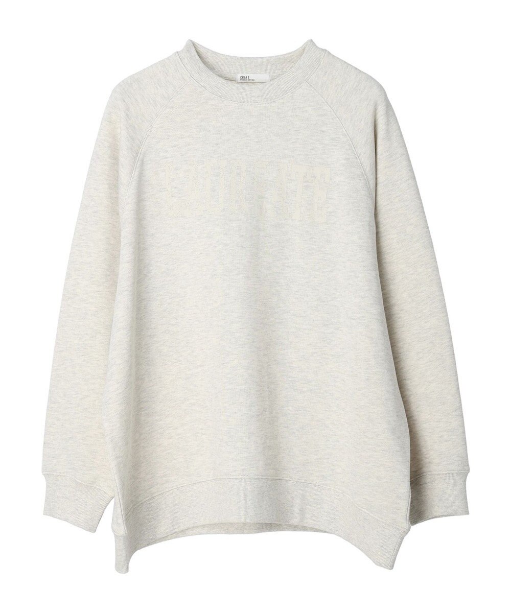 CRAFT STANDARD BOUTIQUE プリント裏毛ビッグプルオーバー 