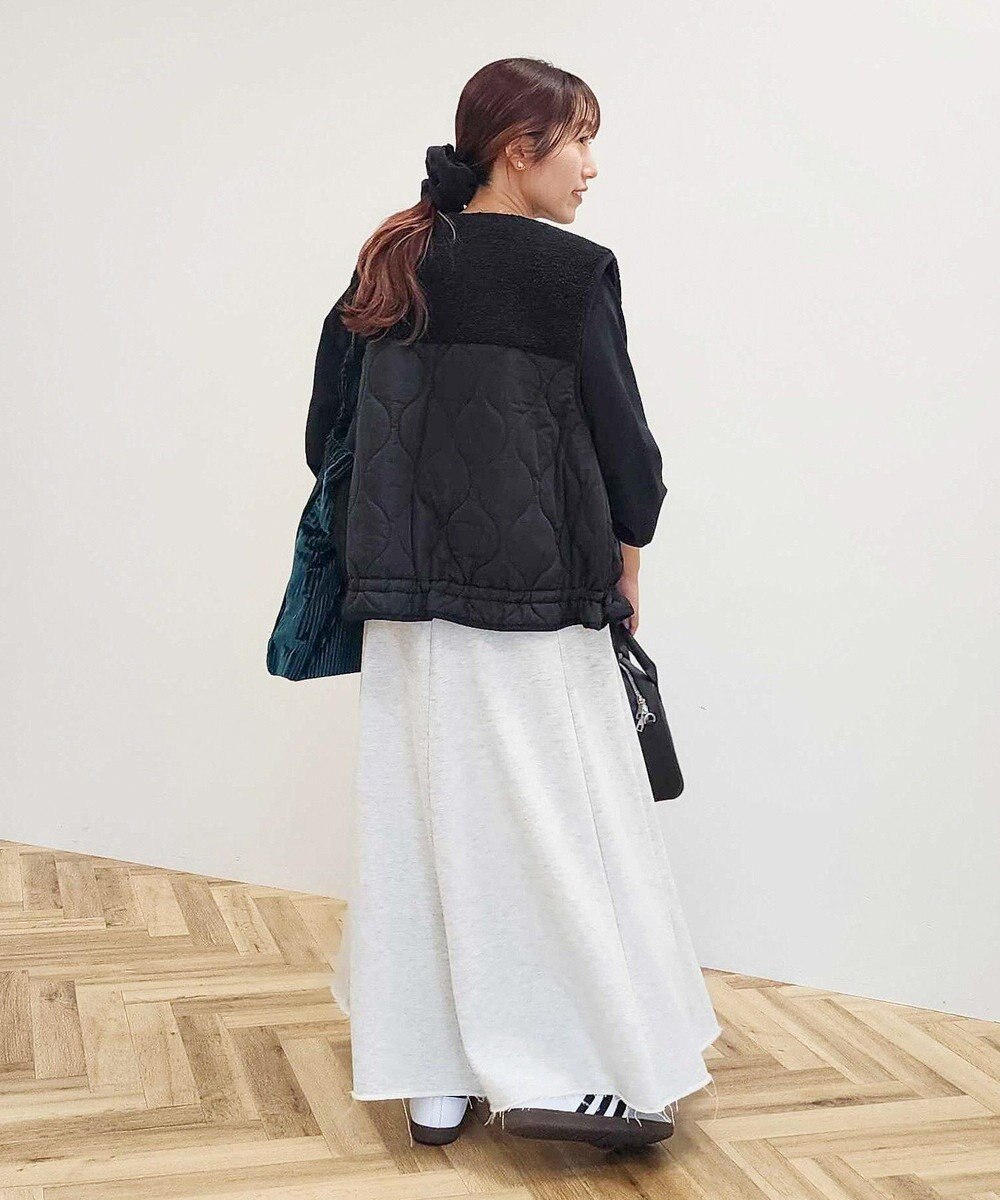 CRAFT STANDARD BOUTIQUE 【ＷＥＢ限定】裏毛カットオフフレアスカート 