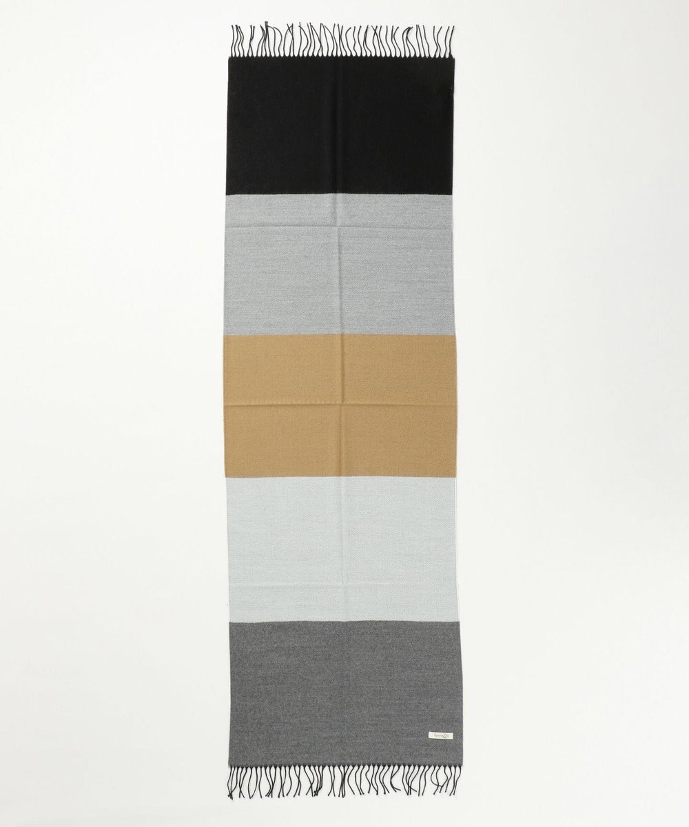JOSEPH ABBOUD MOUNTAIN 【SPACE／UNISEX】マルチボーダー ストール 