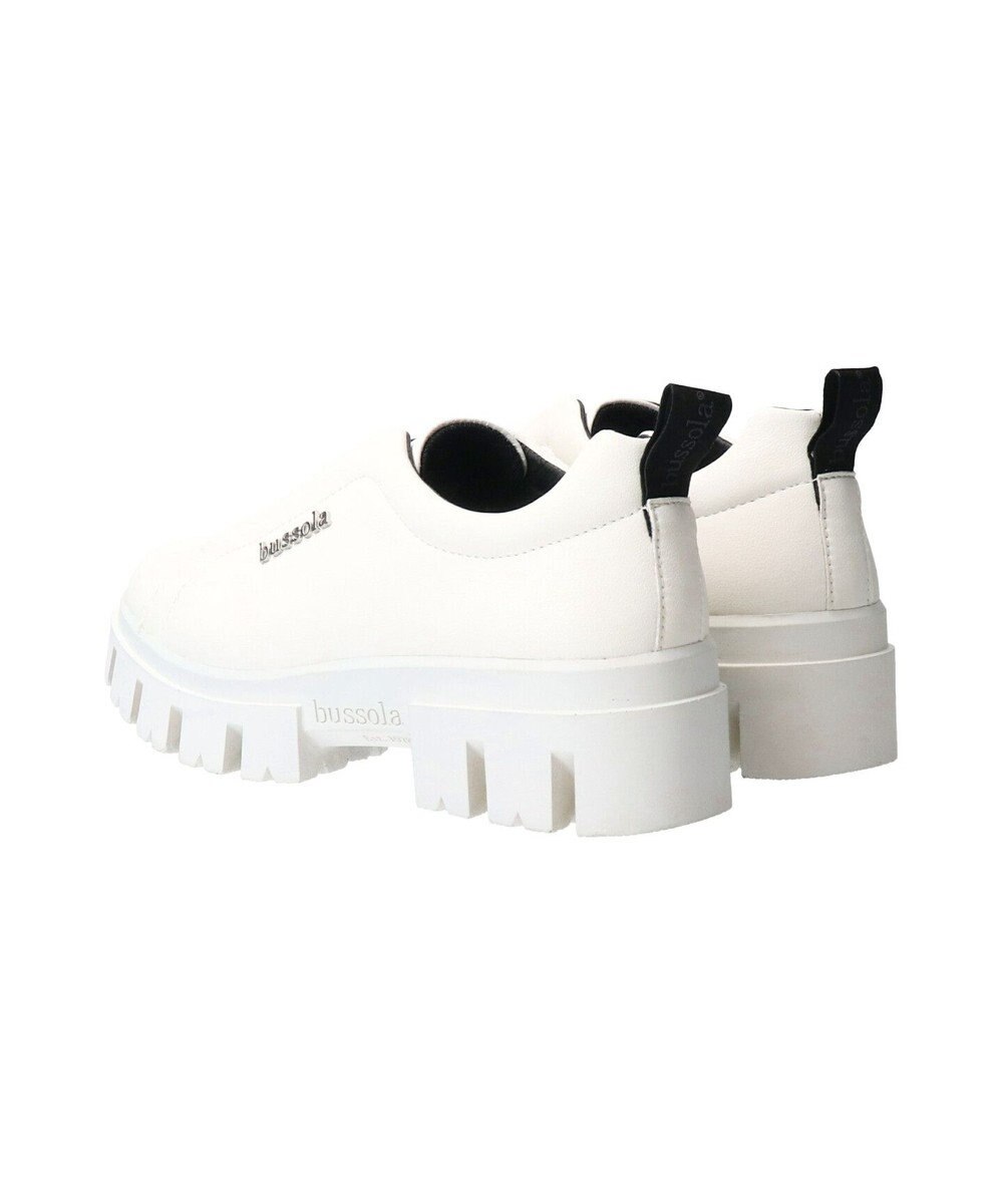 INTER-CHAUSSURES 【BUSSOLA】厚底スリッポンシューズ 