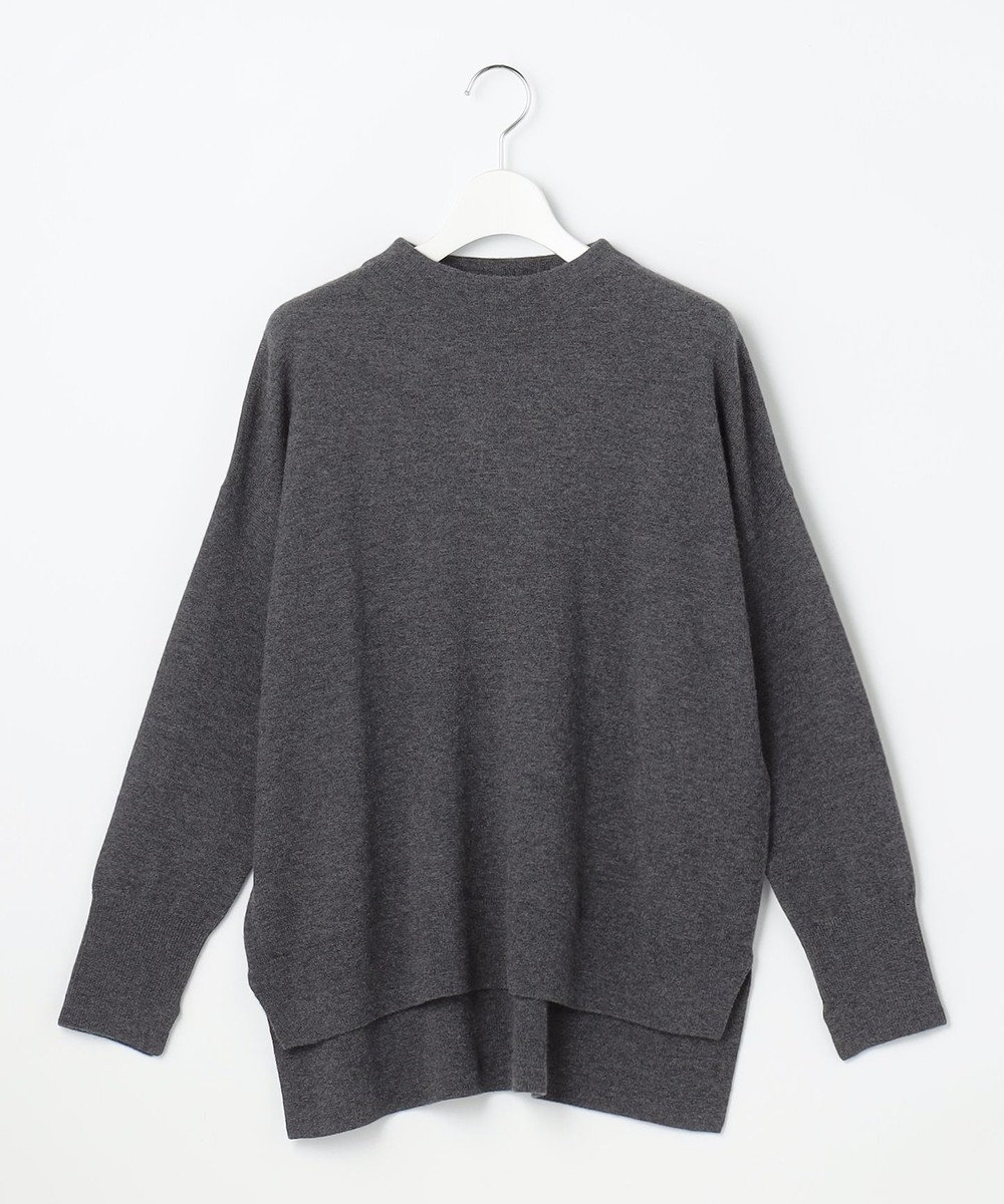 自由区 S 【SHIHOさん着用】ウールハイゲージモックネック ニット 