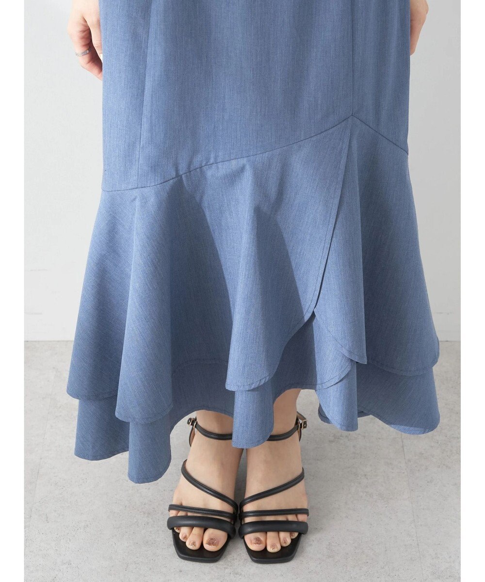 earth music&ecology チューリップヘムティアードスカート 