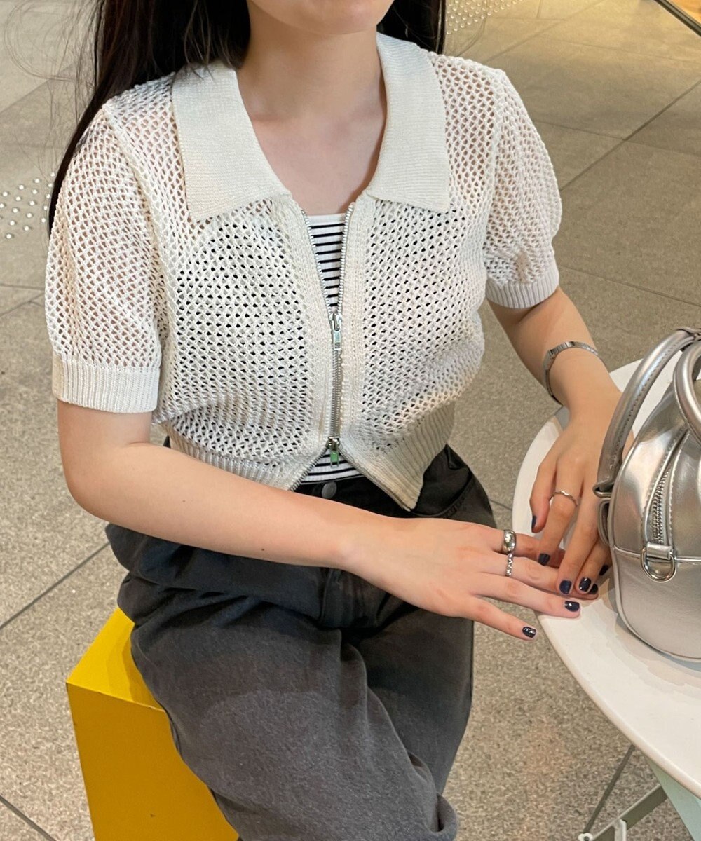 WEGO WZIPニットカーデ 