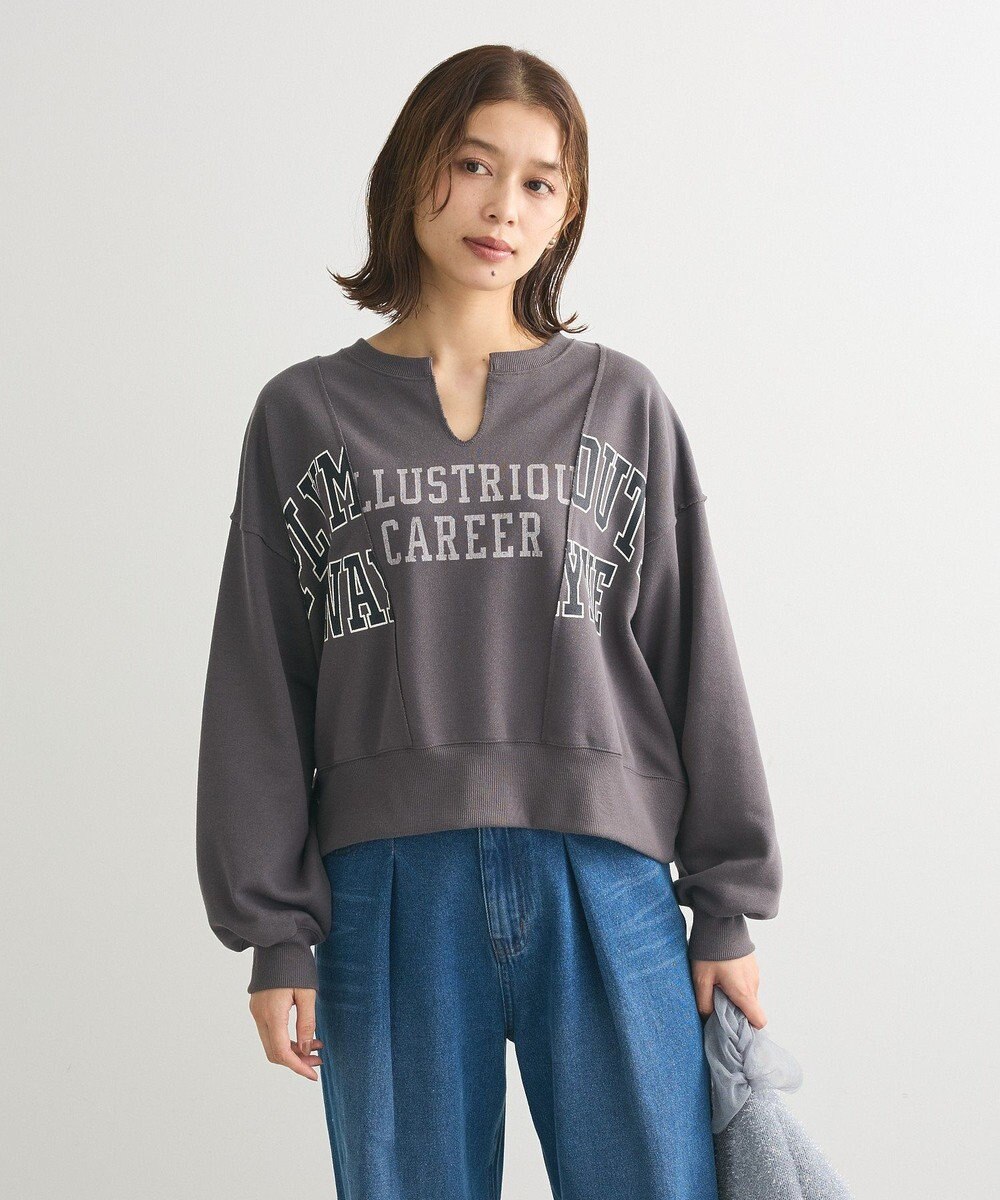 Green Parks リメイクロゴスウェット 