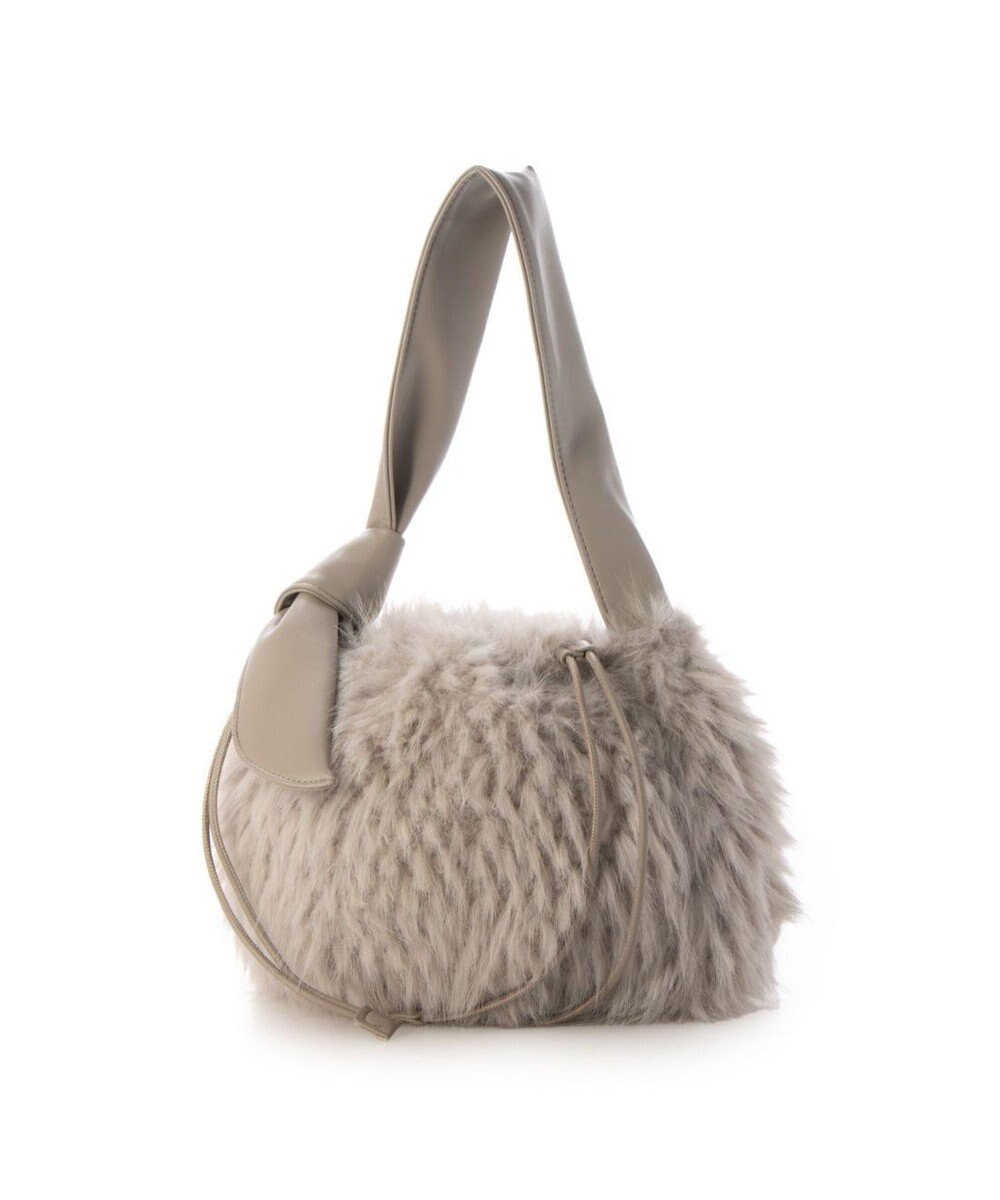 UNBILLION カシュカシュ cachecache / リボンハンドルエコファードロストトート 