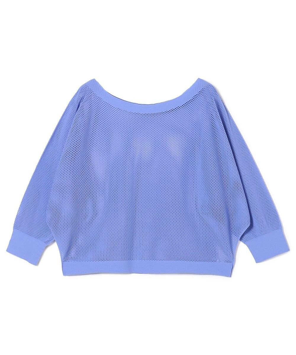 Chacott 【ノーソーイングニット】7分袖メッシュニットTシャツ 