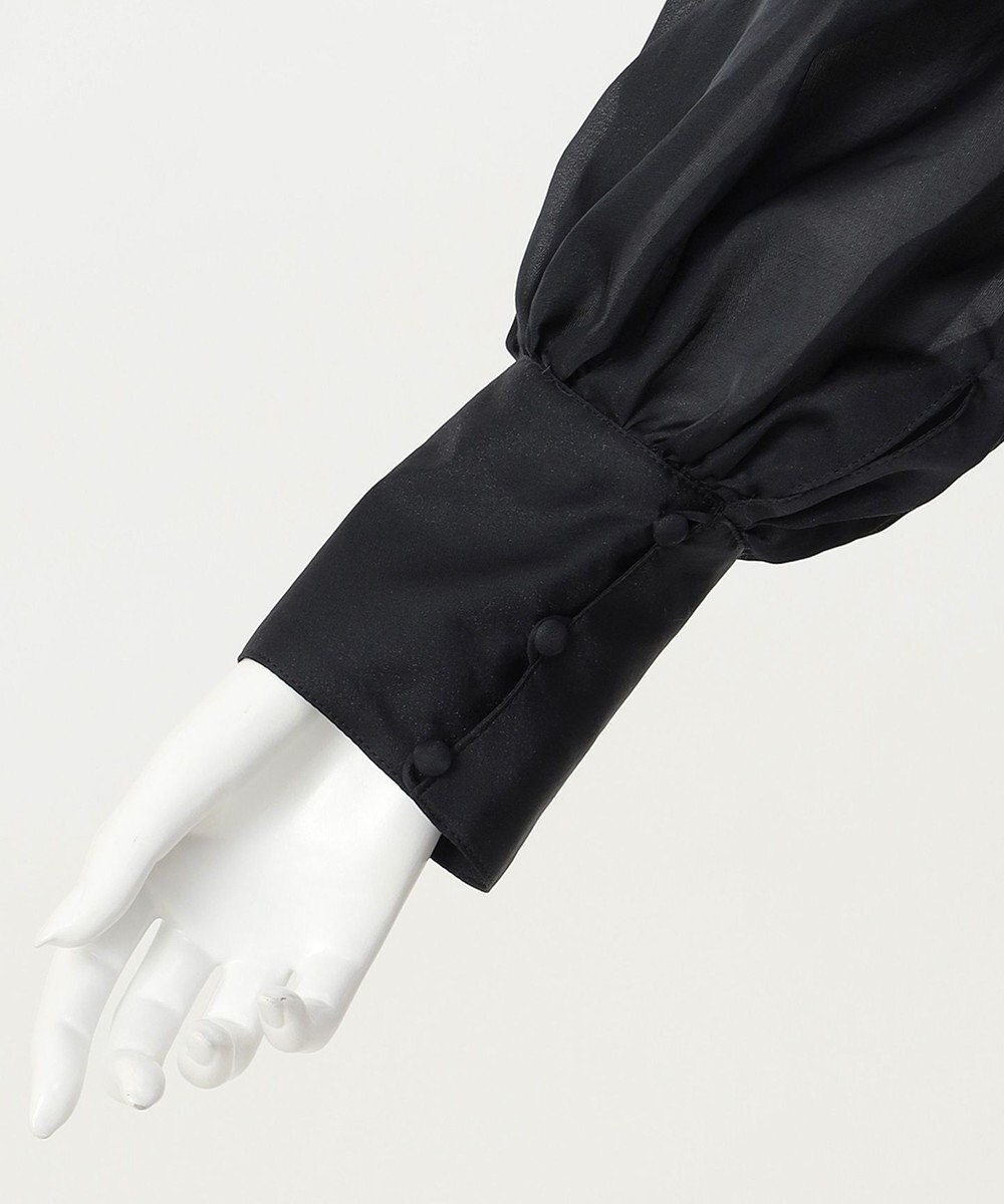 23区 【エステータ】シルクコットンオーガンジー ブラウス 