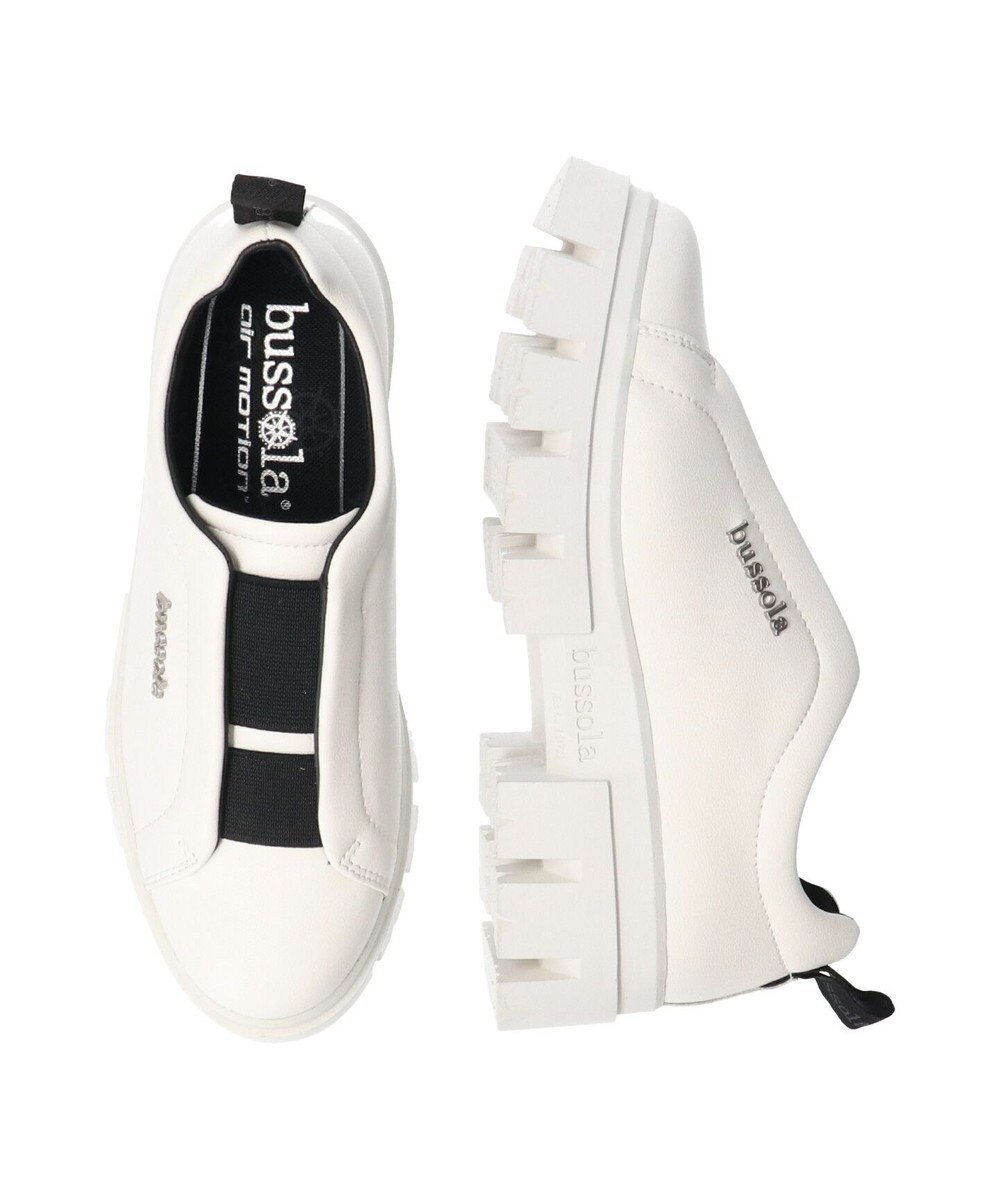 INTER-CHAUSSURES 【BUSSOLA】厚底スリッポンシューズ 