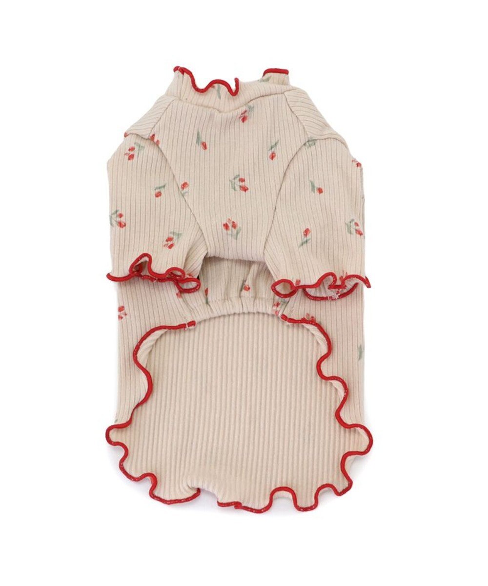 PET PARADISE ペットパラダイス お花のびのび リブ Tシャツ  小型犬 