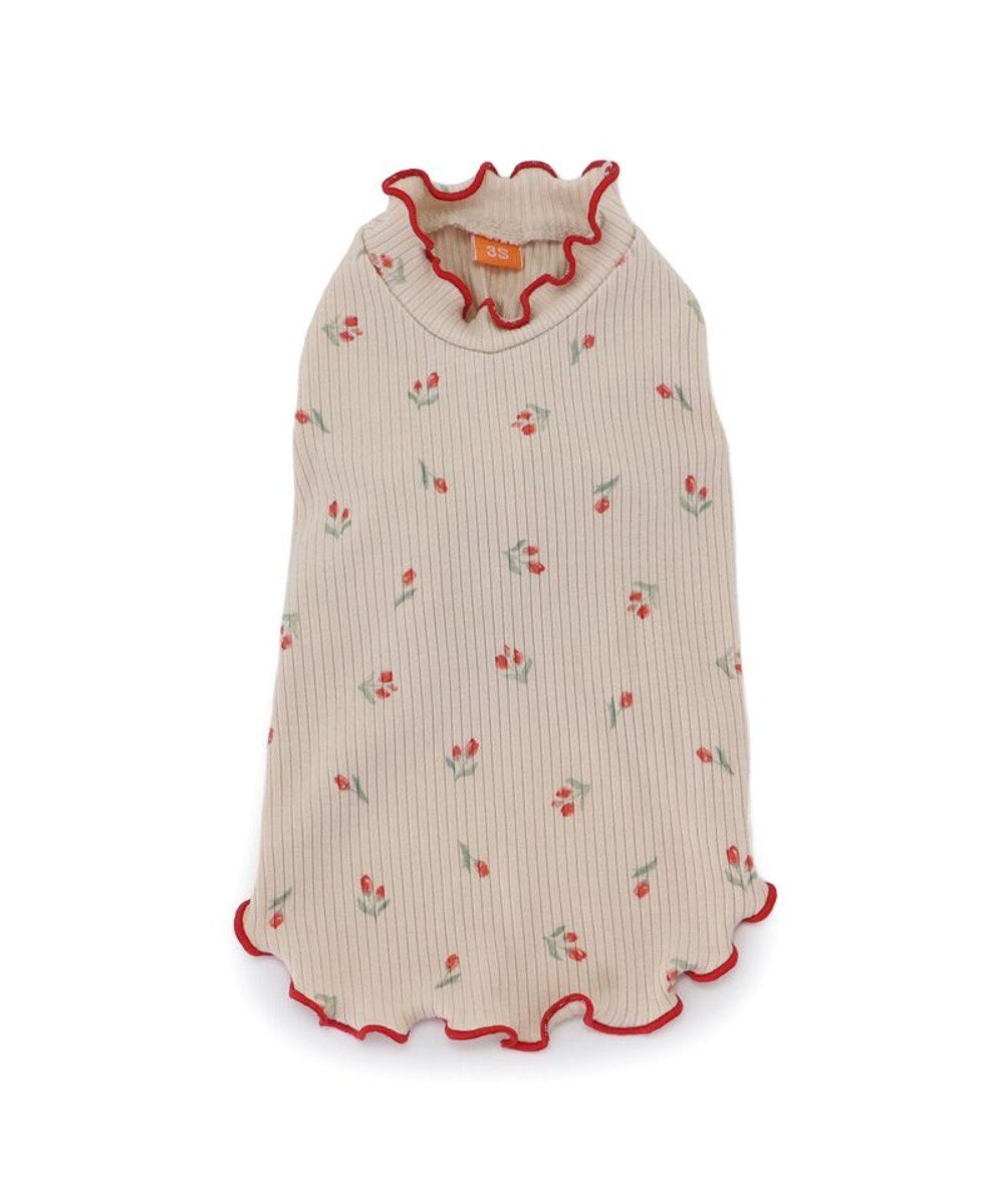 PET PARADISE ペットパラダイス お花のびのび リブ Tシャツ  小型犬 