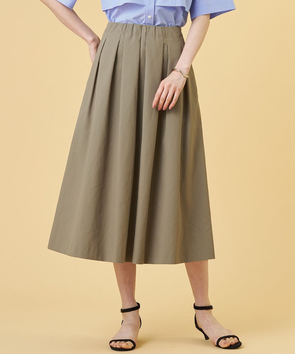 J.PRESS LADIES S フルダルクロス プリーツ スカート 