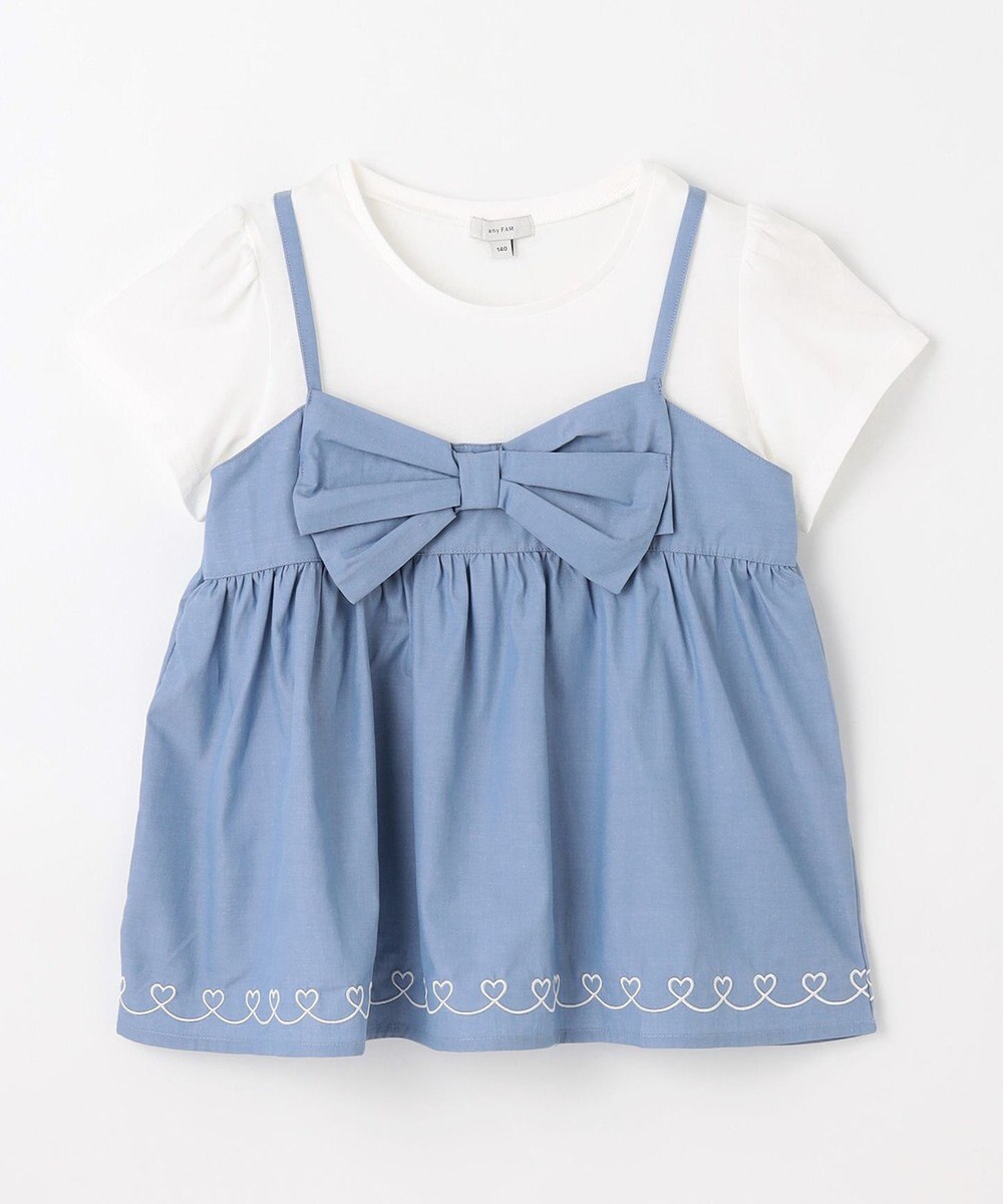 ANY KIDS キャミソール ドッキングTシャツ 