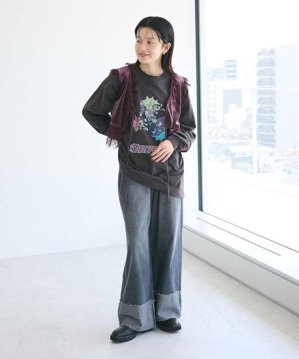 CRAFT STANDARD BOUTIQUE ベロアレース付きベスト 