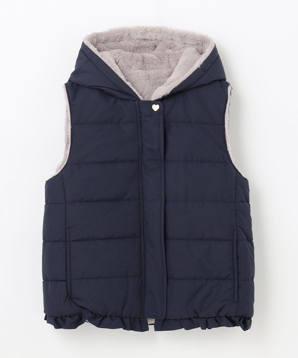 ANY KIDS ボア リバーシブル ベスト 