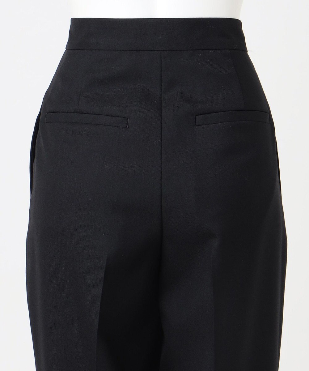 23区 【エステータ】ウールツイル ワイドテーパード パンツ 