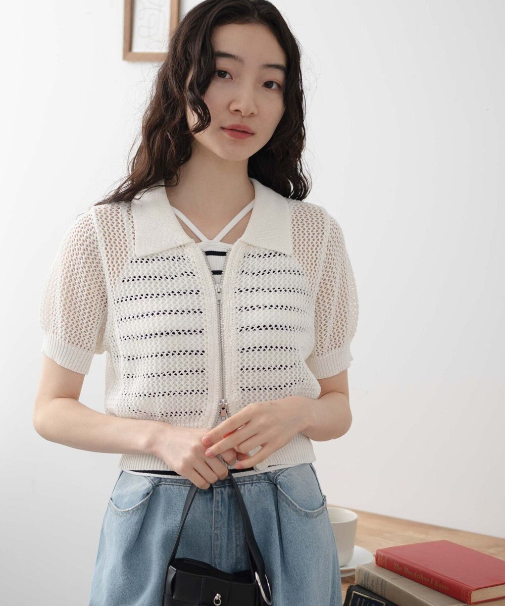 WEGO WZIPニットカーデ 