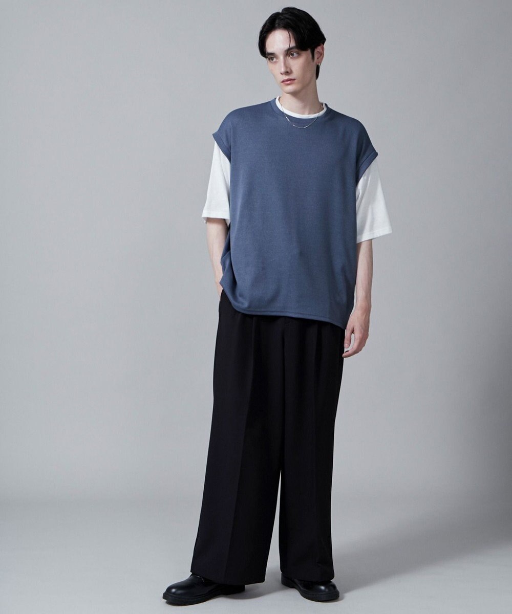 WEGO フェイクレイヤードベストT（S） 